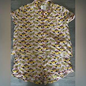 PRINTFRESH Taxi Please Pajama Set